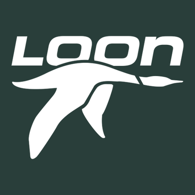 Loon Mountain Adult Hoodie White Chest and Back Logo Forest