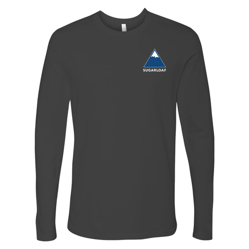 Sugarloaf Adult Long Sleeve Full Color Chest and Back Logo Heavy Metal