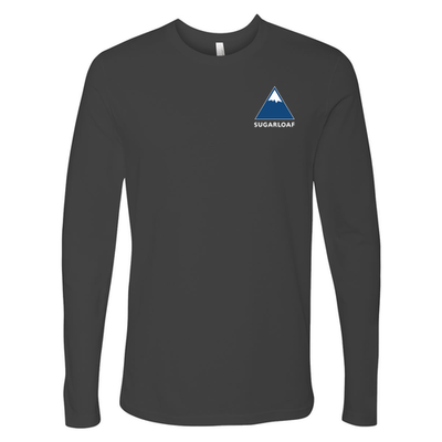 Sugarloaf Adult Long Sleeve Full Color Chest and Back Logo Heavy Metal