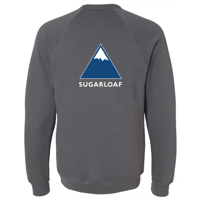 Sugarloaf Adult Crewneck Full Color Chest and Back Logo Asphalt