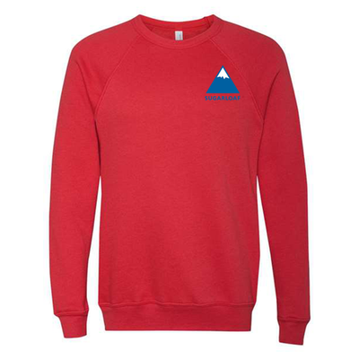 Sugarloaf Adult Crewneck Full Color Chest and Back Logo Red