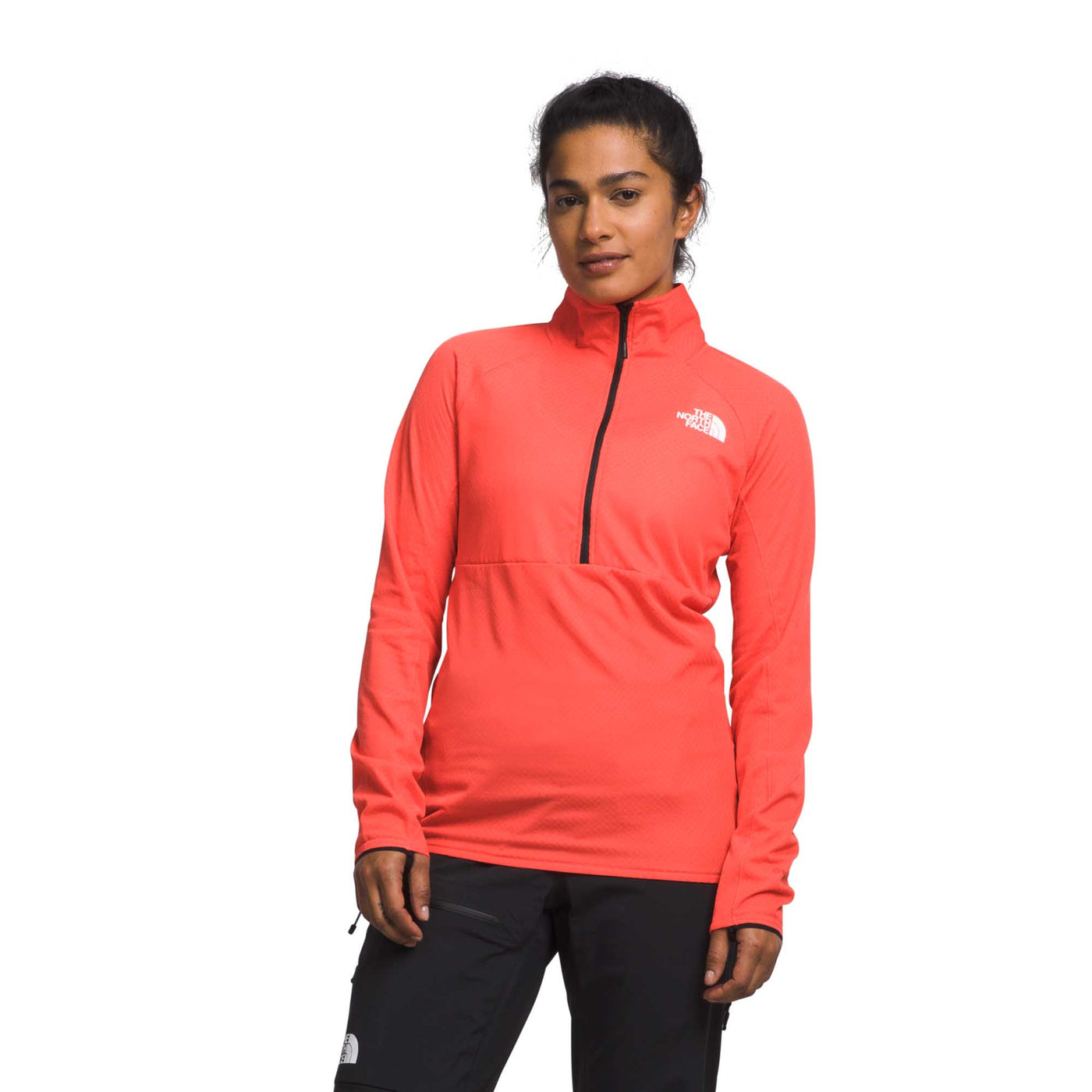 The North Face Women's Summit Futurefleece Lt 1/2 Zip 2024 RADIANT ORANGE