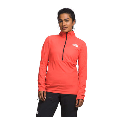 The North Face Women's Summit Futurefleece Lt 1/2 Zip 2024 RADIANT ORANGE