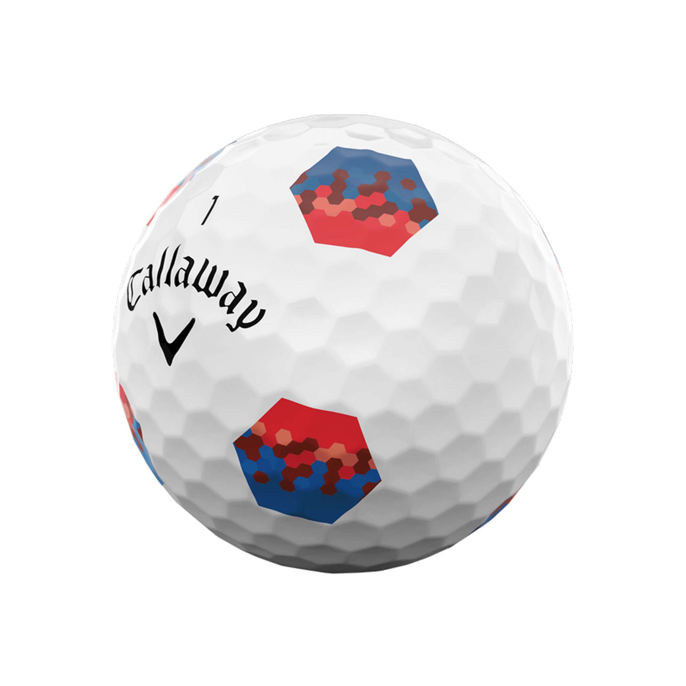 Callaway Chrome Soft TruTrack Golf Balls - Sleeve 2024 BLUE/RED