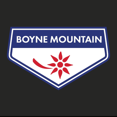 Boyne Mountain Adult Hoodie Full Color Chest Logo Black 