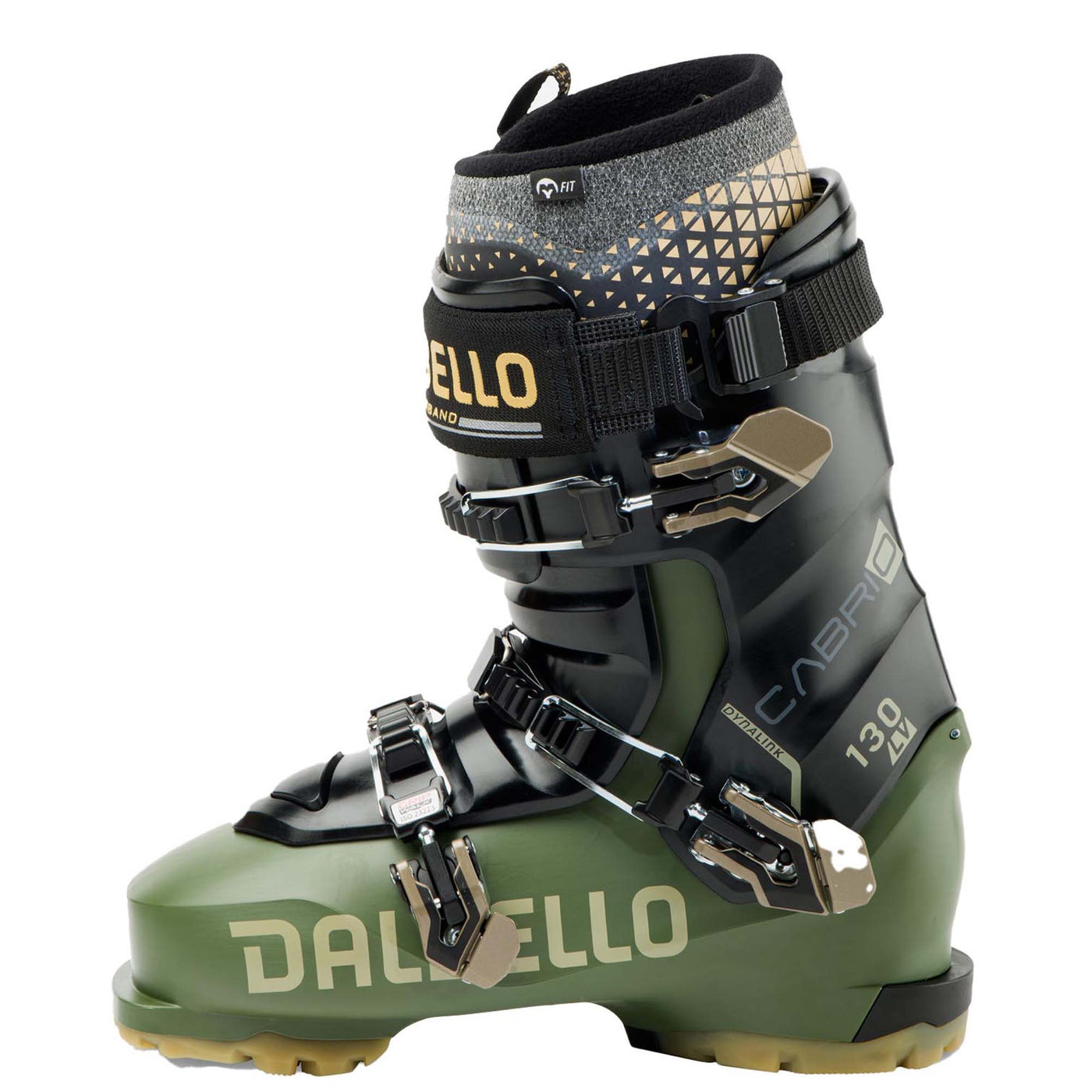 Dalbello Men's Cabrio LV 130 Ski Boots 2025 MOSS GREEN/BLACK