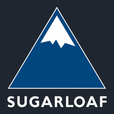 Sugarloaf Adult T-Shirt Full Color Chest Logo Midnight Navy