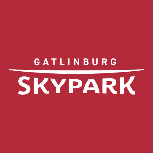 Gatlinburg SkyPark Adult Hoodie White Chest Logo Red