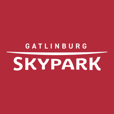Gatlinburg SkyPark Adult Hoodie White Chest Logo Red