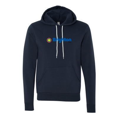 Brighton Adult Hoodie Full Color Chest Logo Navy 