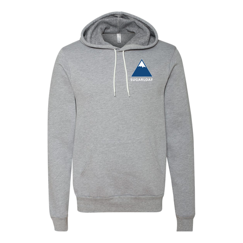 Sugarloaf Adult Hoodie Full Color Chest and Back Logo Athletic Heather