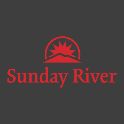 Sunday River Adult Long Sleeve Red Chest and Back Logo Heavy Metal 