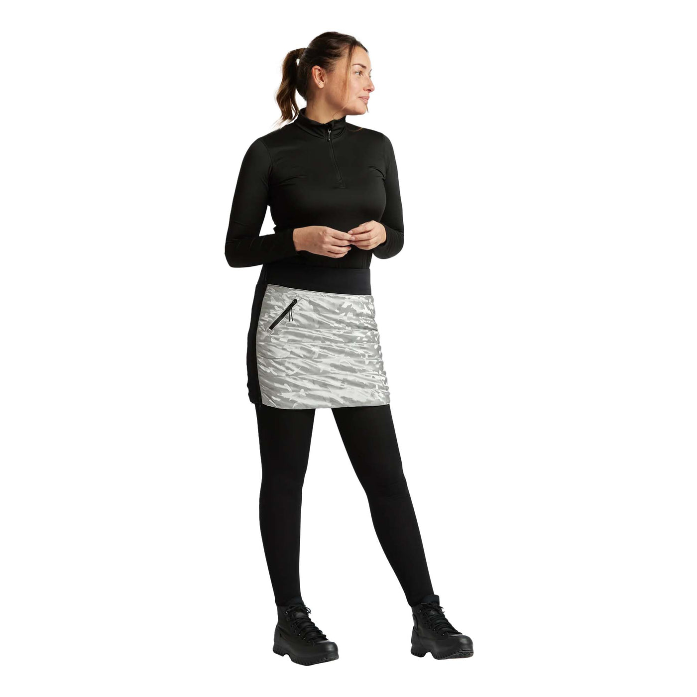Ohsho Women's Filipa Reversible Skirt 2024 SILVER CAMO