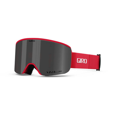Giro Axis Goggles with Bonus VIVID Lens 2024 RED & BLACK THIRDS