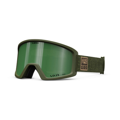 Giro Men's Blok Googles with VIVID Lens 2023 TRAIL GREEN ADVENTURE/VIVID PETROL