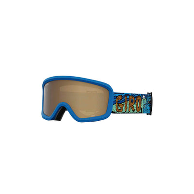 Giro Junior's Chico 2.0 Goggles with Amber Rose Lens 2024 BLUE SHREDDY YETI