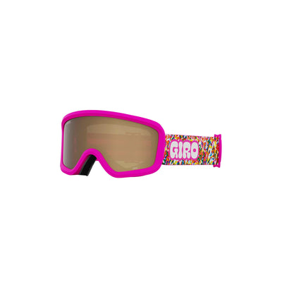 Giro Junior's Chico 2.0 Goggles with Amber Rose Lens 2024 PINK SPRINKLES
