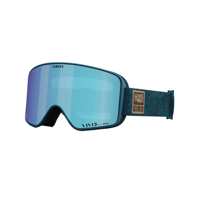 Giro Method Goggles with Bonus VIVID Lens 2025 HARBOR BLUE ADVENTURE