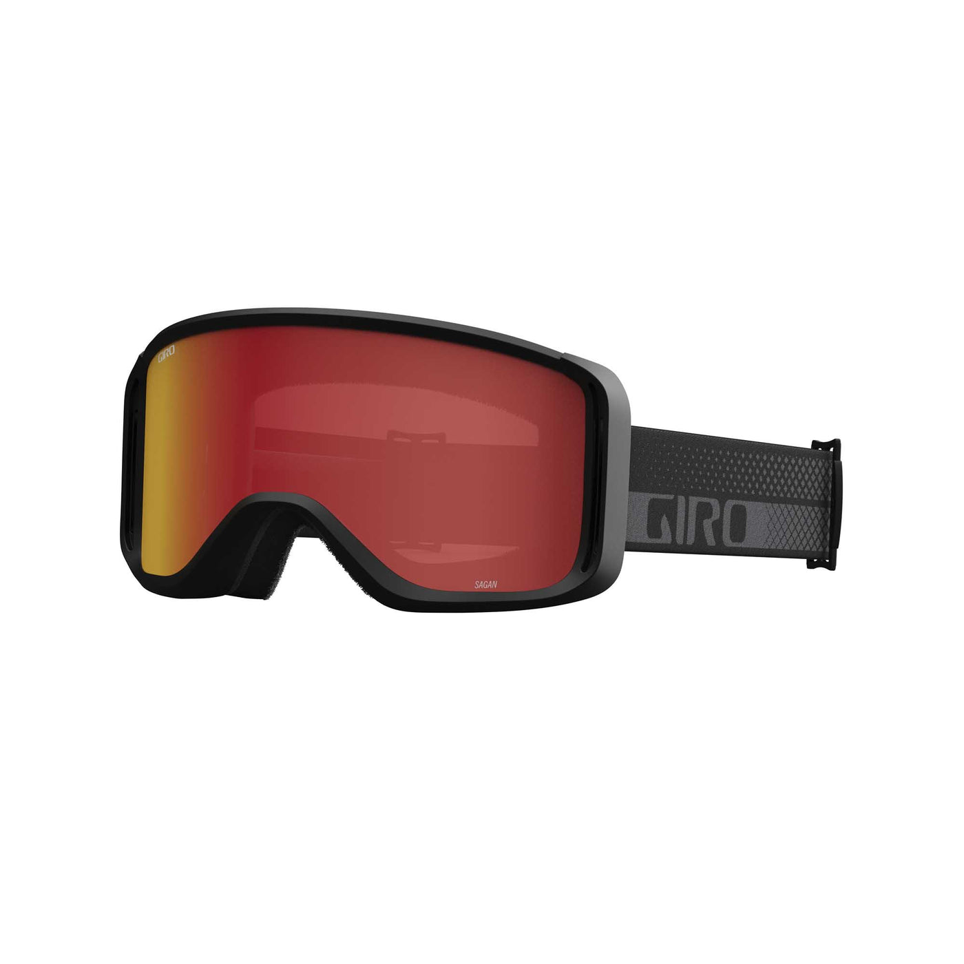 Giro Sagen Goggles with Bonus Lens 2025 BLACK/GREY FLOW / AMBER SCARLET/YELLOW