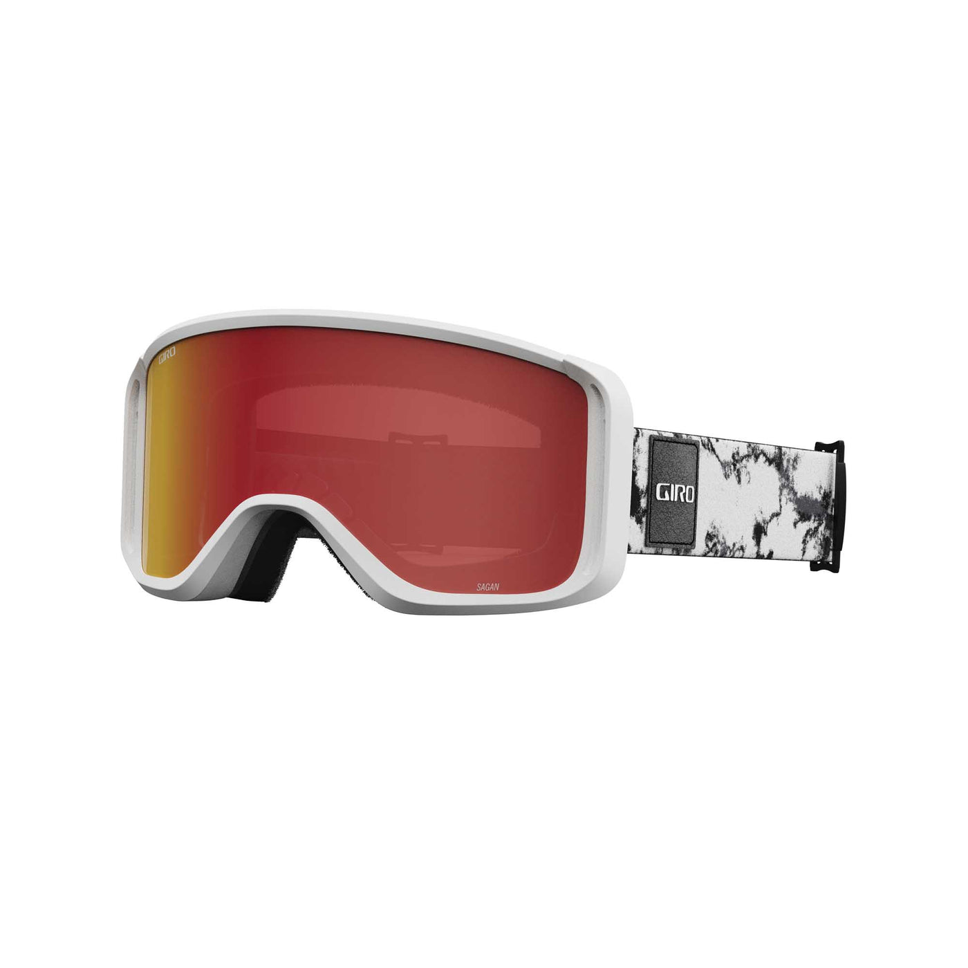 Giro Sagen Goggles with Bonus Lens 2025 DARK MATTER/WHITE / AMBER SCARLET/YELLOW