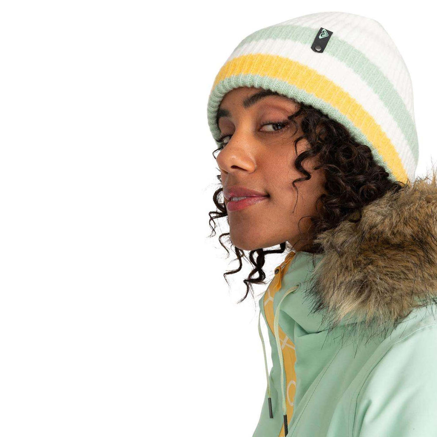 Roxy Skiwear Women's Gold Hope Beanie 2024 