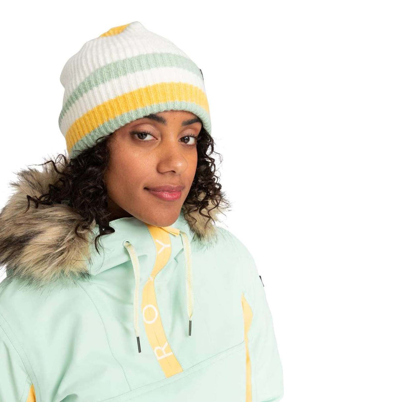 Roxy Skiwear Women's Gold Hope Beanie 2024 