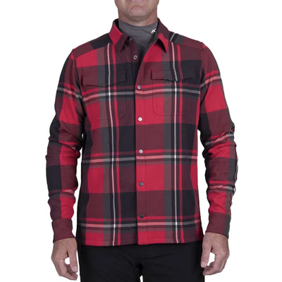 KJUS Men's Ray Warm Shirt 2024 CARMINE