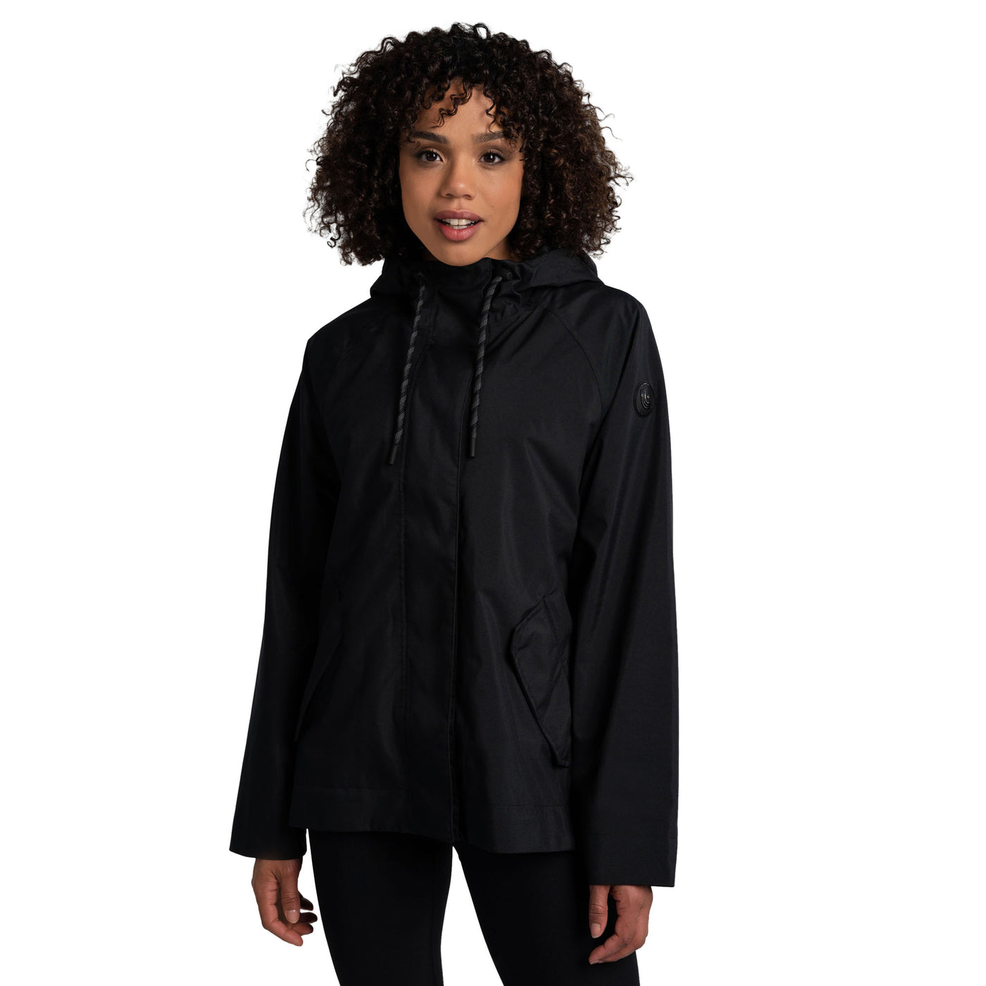 Lole Women's Lachine Rain Jacket 2025 BLACK BEAUTY