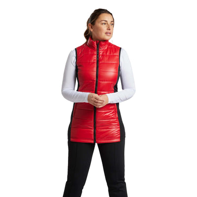 Ohsho Women's Liana Long Vest 2024 RED