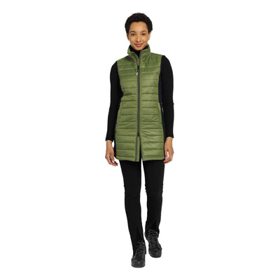 Ohsho Women's Liana Long Vest 2023 GREEN