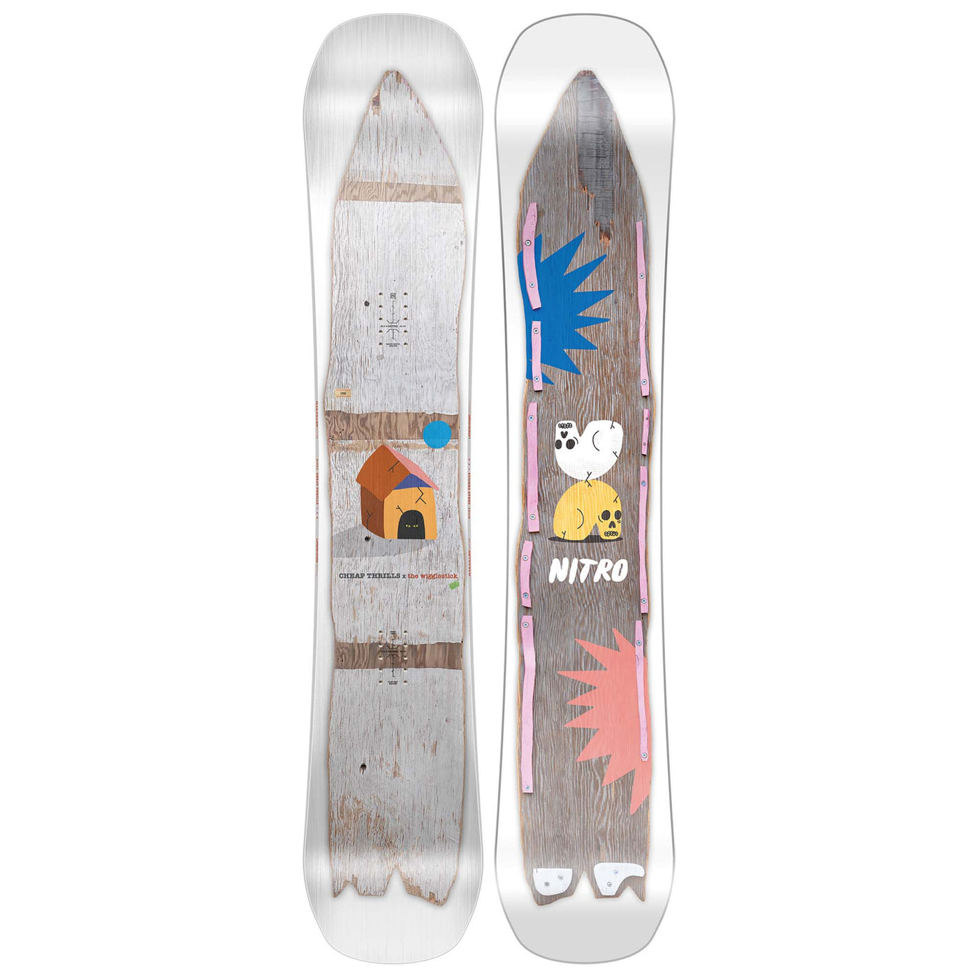 Nitro Men's Cheap Thrills Snowboard 2024 ASSORTED