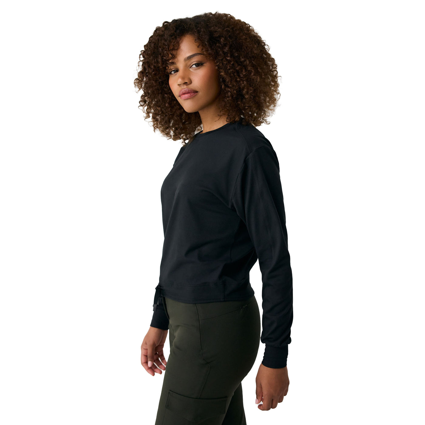 Lole Women's OM Tech Crew Neck 2025 BLACK BEAUTY