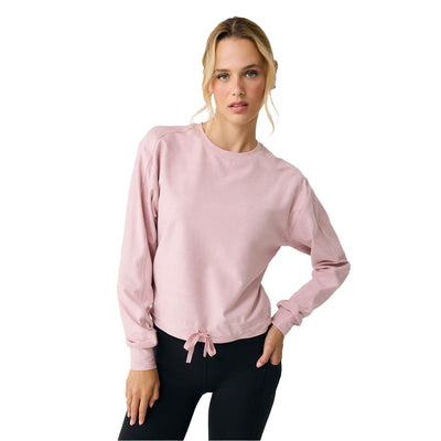 Lole Women's OM Tech Crew Neck 2025 PRIMROSE HEATHER