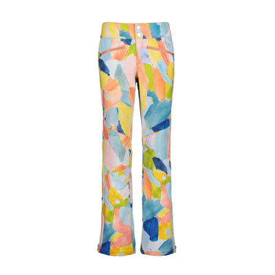 Obermeyer Women's Printed Clio Softshell Snow Pants 2024 PAINTBRUSH