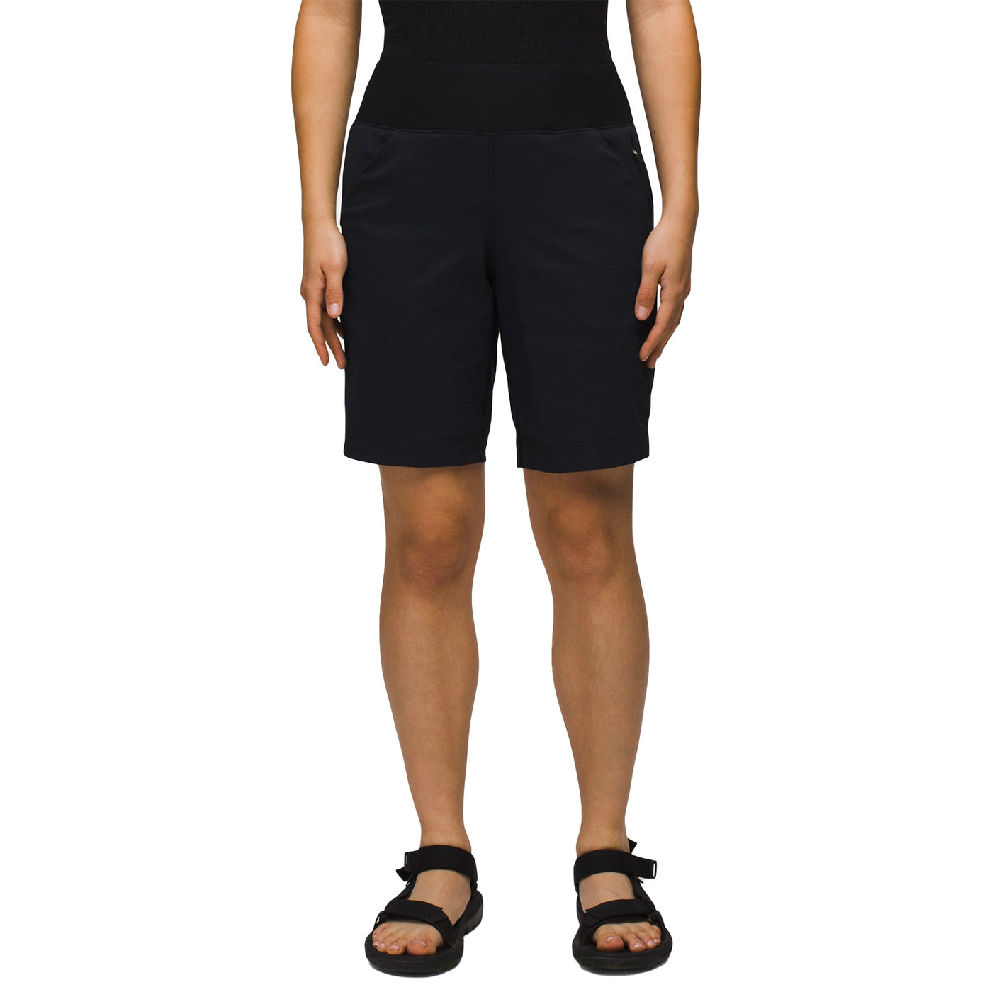 prAna Women's Koen Flat Front Shorts 2023 BLACK