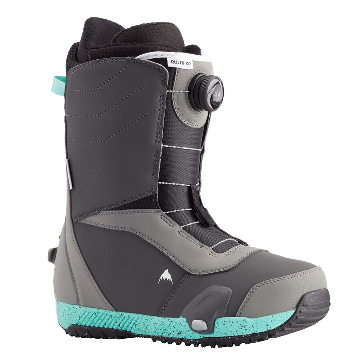 Burton Men's Ruler Step On® Snowboard Boots 2024 GRAY/TEAL