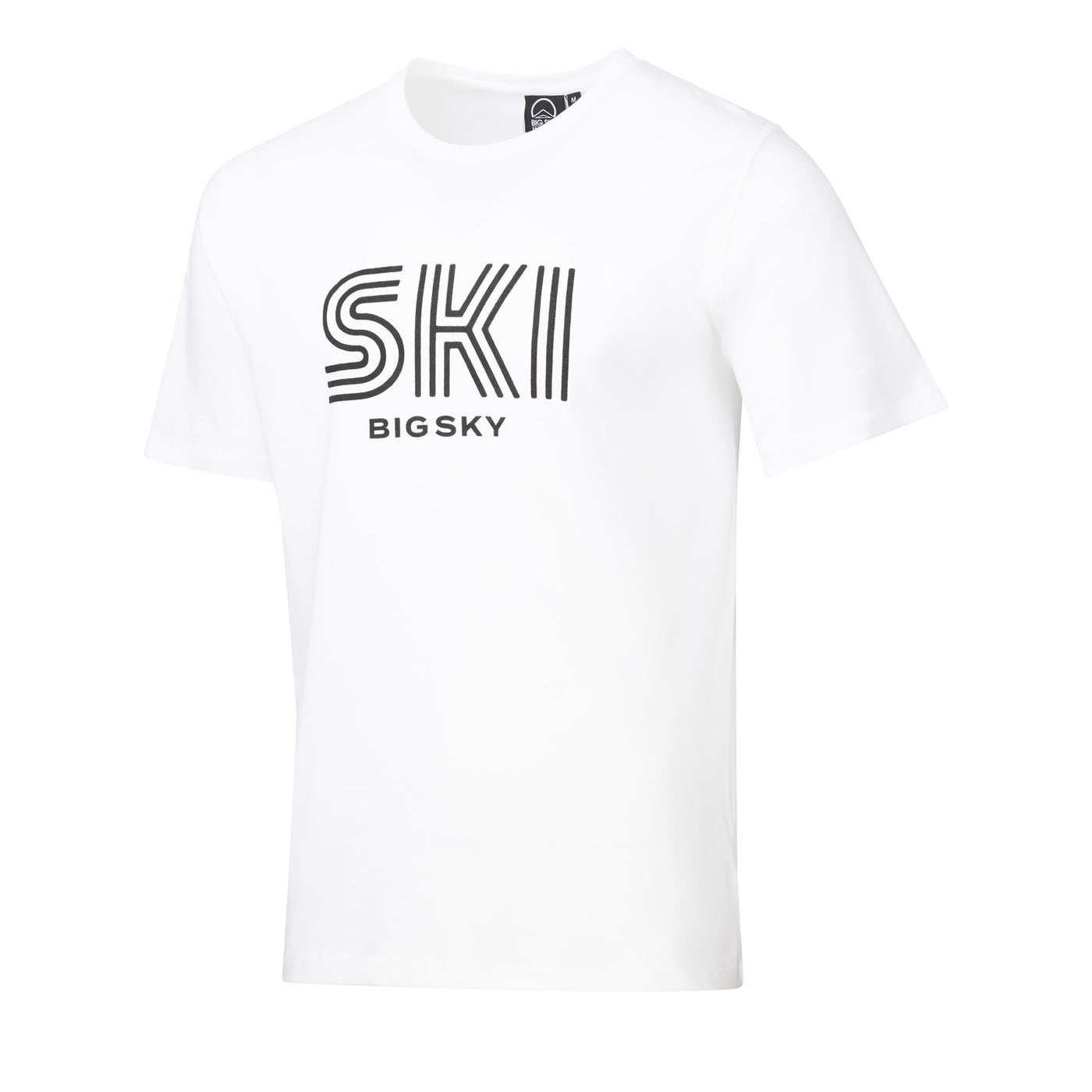 Big Sky Men's Relaxed Fit T-Shirt SKI WHITE