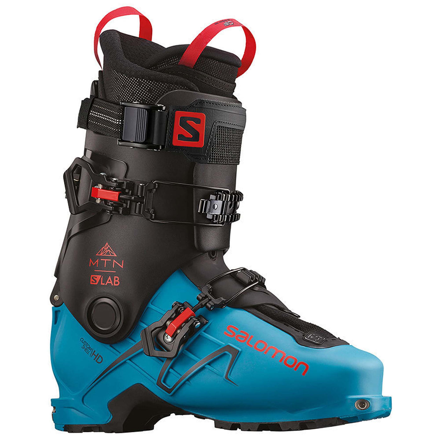 Salomon Men's S/Lab MTN Ski Boot 2021 BLACK/ TRANSCEND BLUE/ RED