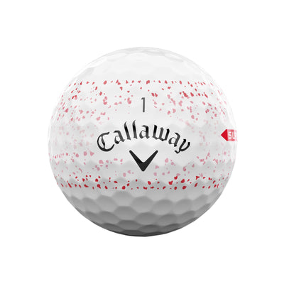 Callaway Supersoft Splatter Golf Balls - Sleeve 2024 RED SPLATTER