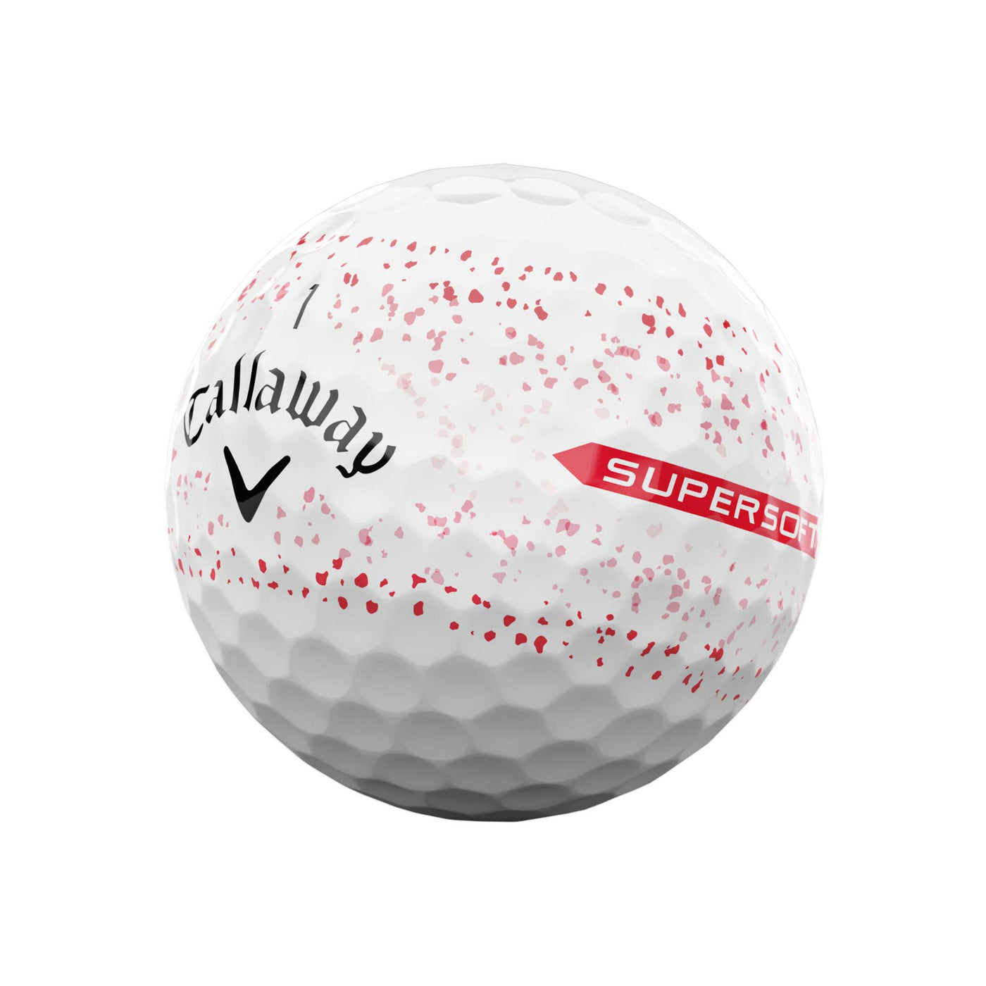 Callaway Supersoft Splatter Golf Balls - Sleeve 2024 