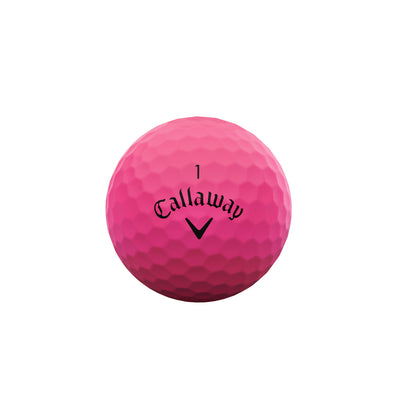 Callaway Supersoft Golf Balls - Sleeve MATTE PINK