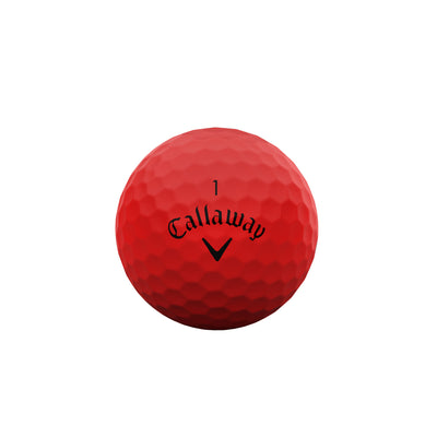 Callaway Supersoft Golf Balls - Dozen MATTE RED