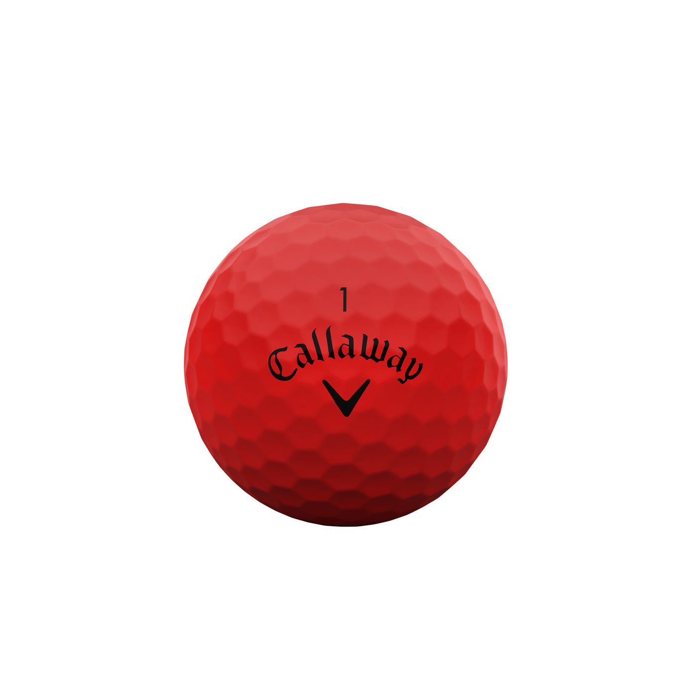 Callaway Supersoft Golf Balls - Sleeve MATTE RED