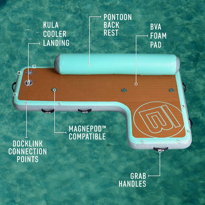 BOTE Inflatable Dock Hangout Water Couch Port 8' [Starboard] 