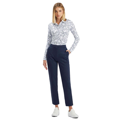 G/Fore Women's Star Dust Tech Jersey Long Sleeve Polo 2024 