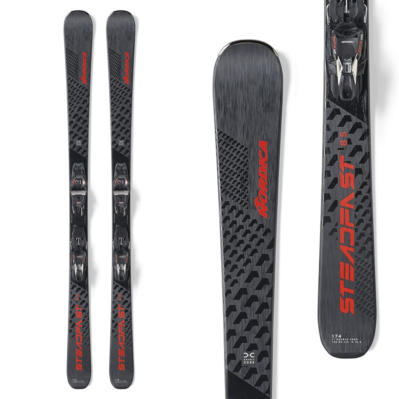 Nordica Men's Steadfast 85 DC FDT Skis with TPX 12 FDT Bindings 2025 162