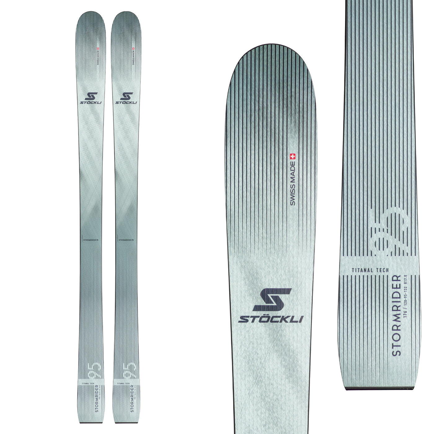 Stockli Men's Stormrider 95 Ski 2025 ASSORTED