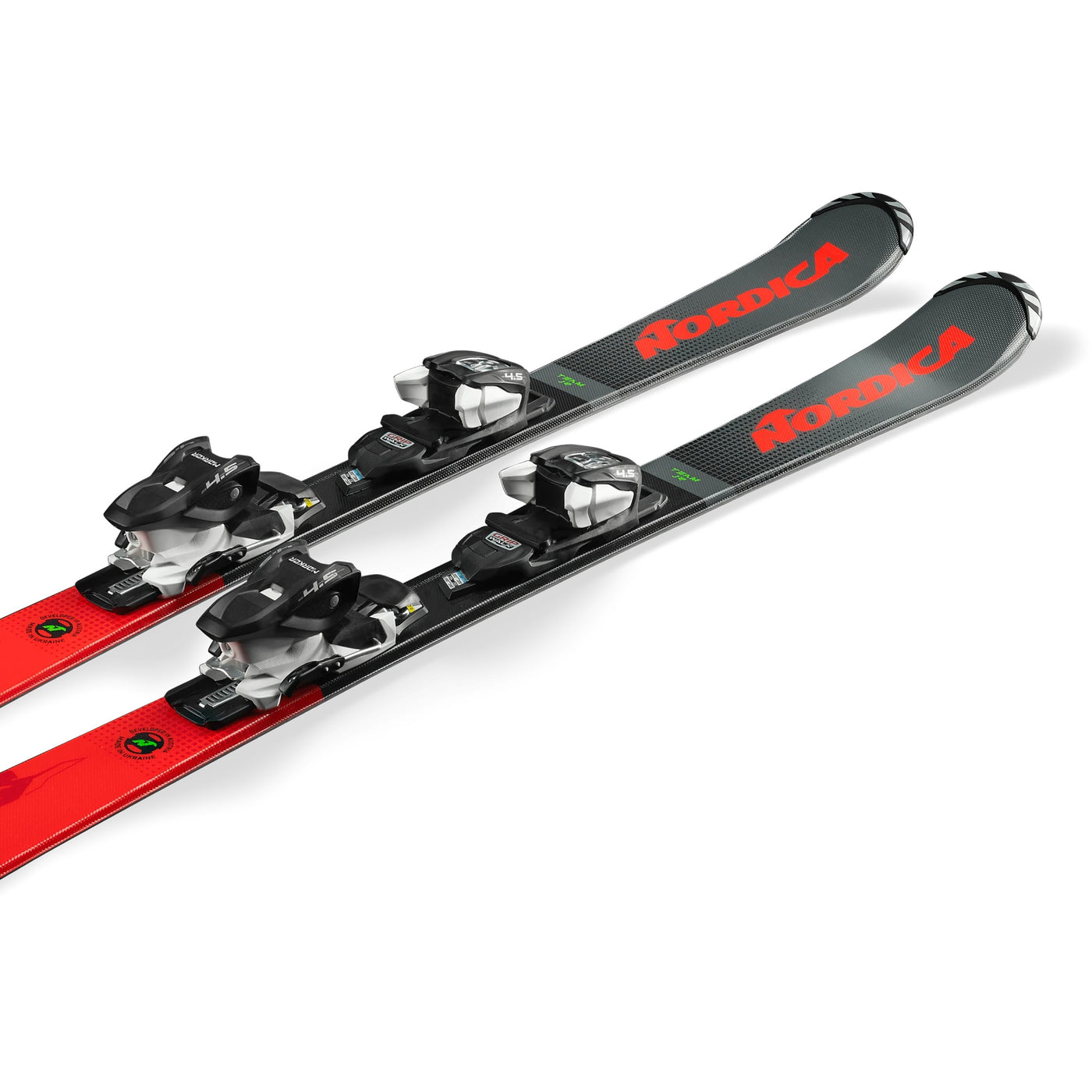 Nordica Junior's Team J R FDT (100-140) Skis + JR 4.5 FDT Bindings 2024 