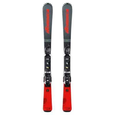 Nordica Junior's Team J R FDT (100-140) Skis + JR 4.5 FDT Bindings 2024 