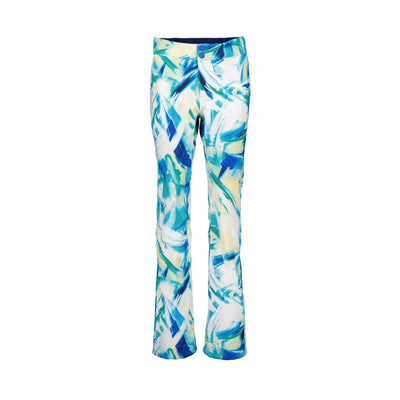 Obermeyer Women's Printed Bond Snow Pants 2024 TIDE POOL